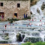 Visit the Tuscany Hot Springs in Saturnia, Italy