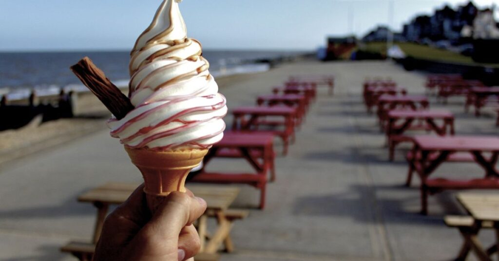 ice cream and candy shops