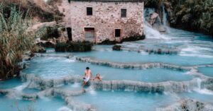 tuscany hot springs in saturnia